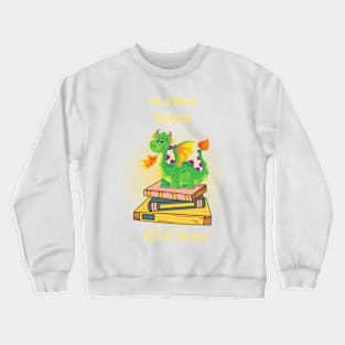 Book dragon reader reader books Crewneck Sweatshirt